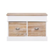 Banc d'entrée 70 x 35 x 45 cm Bois de Paulownia