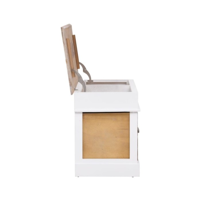 Banc d'entrée 70 x 35 x 45 cm Bois de Paulownia