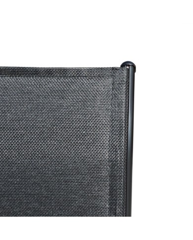 Ensemble de bistro 3 pcs Acier Noir