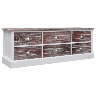 Banc d'entrée Marron 115x30x40 cm Bois