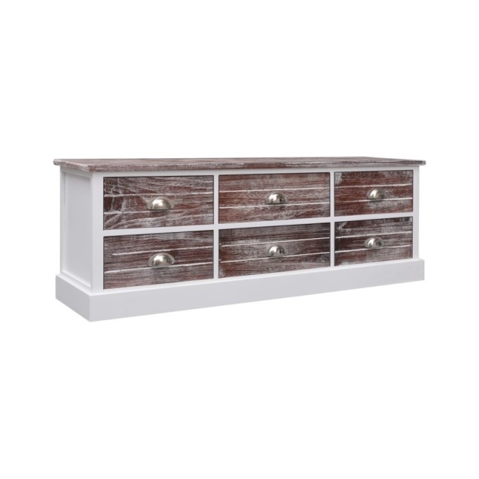 Banc d'entrée Marron 115x30x40 cm Bois