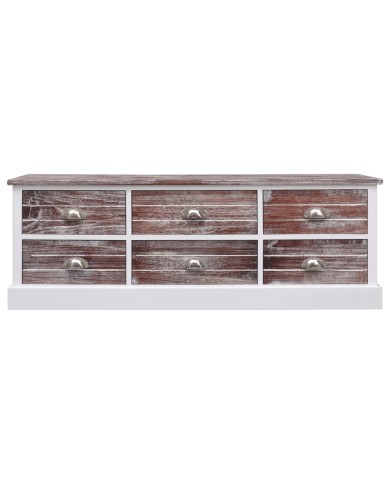 Banc d'entrée Marron 115x30x40 cm Bois
