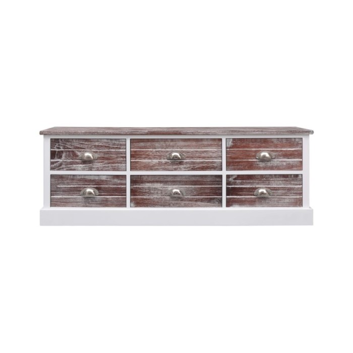 Banc d'entrée Marron 115x30x40 cm Bois