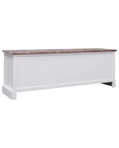 Banc d'entrée Marron 115x30x40 cm Bois