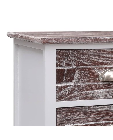 Banc d'entrée Marron 115x30x40 cm Bois