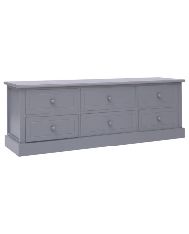 Banc d'entrée Gris foncé 115x30x40 cm Bois