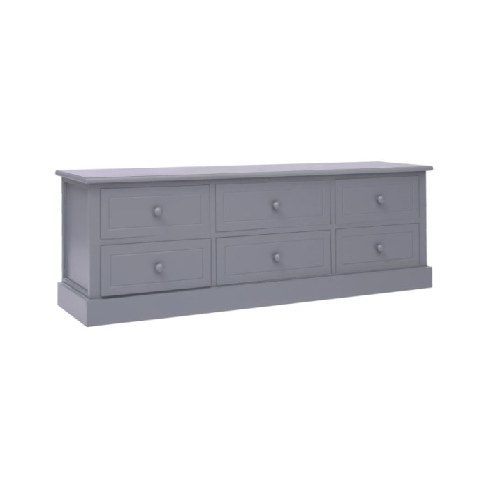 Banc d'entrée Gris foncé 115x30x40 cm Bois