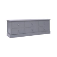 Banc d'entrée Gris foncé 115x30x40 cm Bois