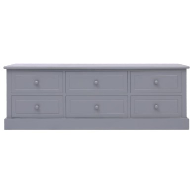 Banc d'entrée Gris foncé 115x30x40 cm Bois