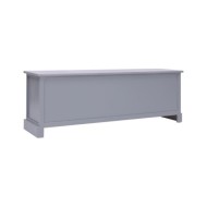 Banc d'entrée Gris foncé 115x30x40 cm Bois