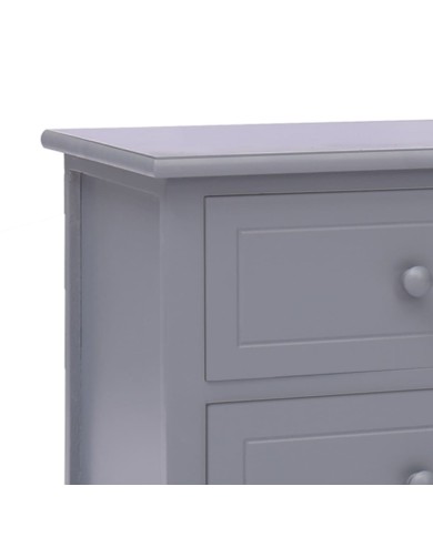 Banc d'entrée Gris foncé 115x30x40 cm Bois