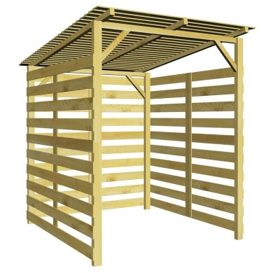 Abri de stockage du bois de chauffage Bois de pin imprégné
