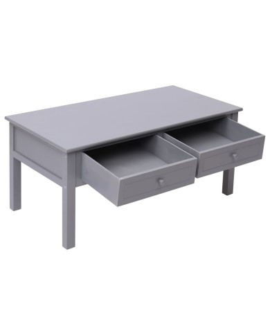 Table basse Gris 100 x 50 x 45 cm Bois
