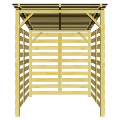 Abri de stockage du bois de chauffage Bois de pin imprégné