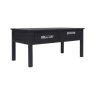 Table basse Noir 100 x 50 x 45 cm Bois