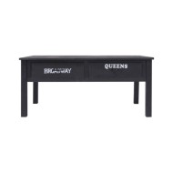 Table basse Noir 100 x 50 x 45 cm Bois