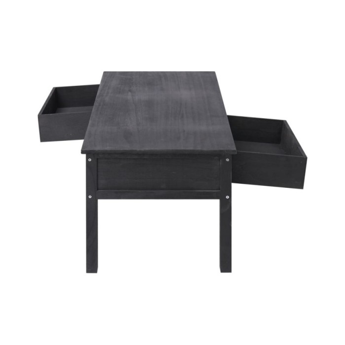 Table basse Noir 100 x 50 x 45 cm Bois
