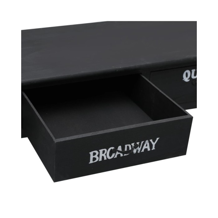 Table basse Noir 100 x 50 x 45 cm Bois