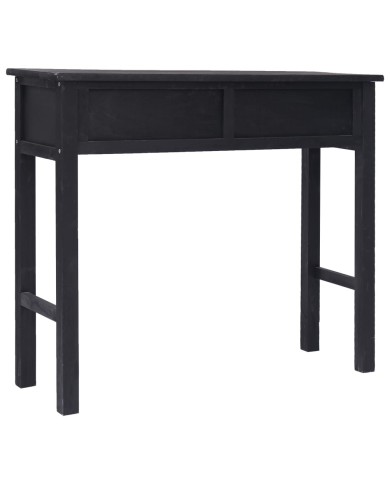 Table console Noir 90 x 30 x 77 cm Bois