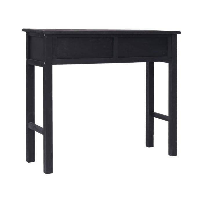 Table console Noir 90 x 30 x 77 cm Bois