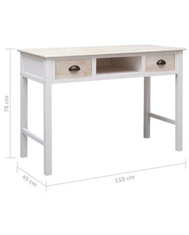 Table console 110x45x76 cm Bois