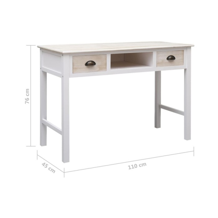 Table console 110x45x76 cm Bois