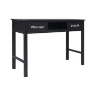 Table console Noir 110x45x76 cm Bois