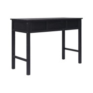 Table console Noir 110x45x76 cm Bois