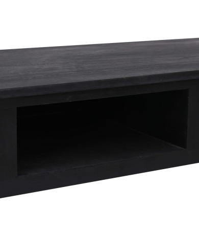 Table console Noir 110x45x76 cm Bois