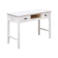 Table console Blanc antique 110 x 45 x 76 cm Bois