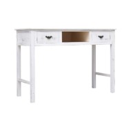 Table console Blanc antique 110 x 45 x 76 cm Bois
