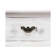 Table console Blanc antique 110 x 45 x 76 cm Bois