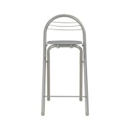 Ensemble de bar avec étagères 3 pcs Bois et acier Gris