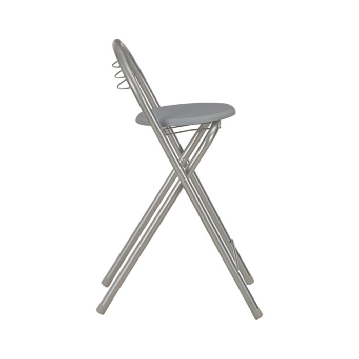 Ensemble de bar avec étagères 3 pcs Bois et acier Gris