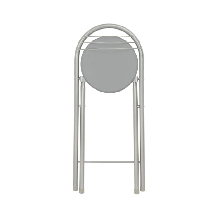 Ensemble de bar avec étagères 3 pcs Bois et acier Gris