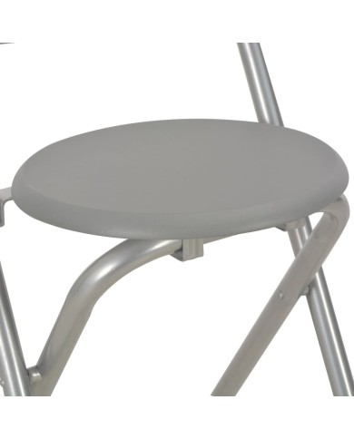 Ensemble de bar avec étagères 3 pcs Bois et acier Gris