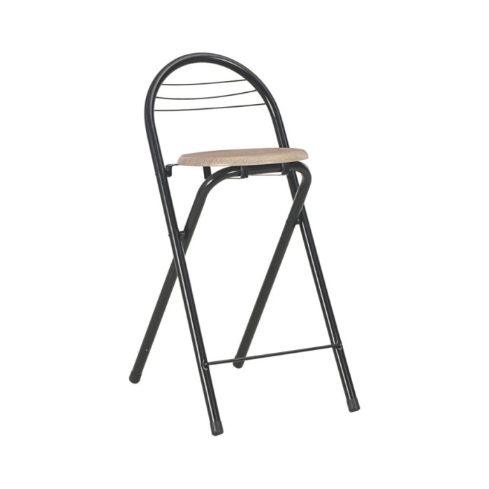 Ensemble de bar avec étagères 3 pcs Bois et acier