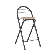 Ensemble de bar avec étagères 3 pcs Bois et acier