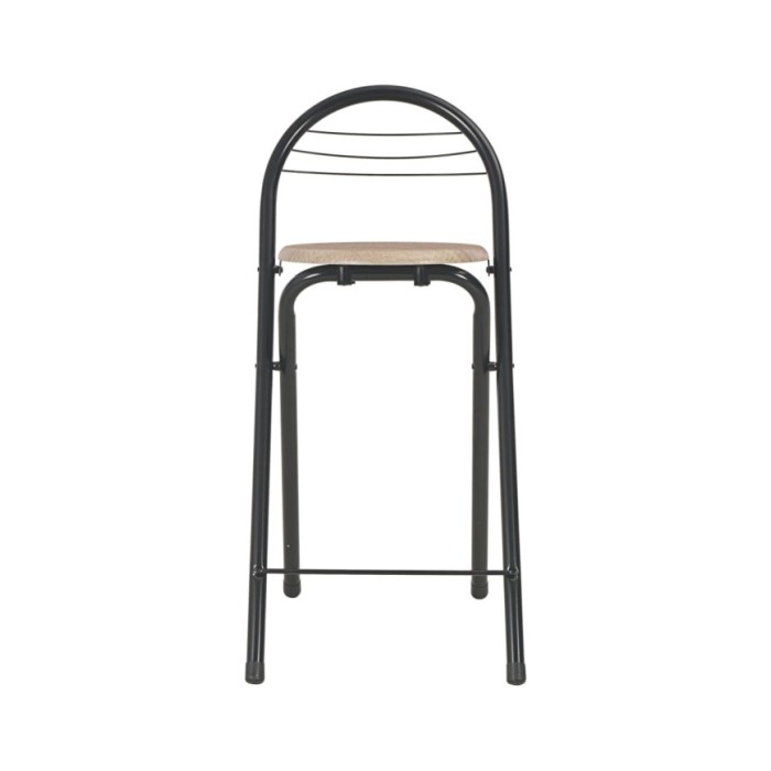 Ensemble de bar avec étagères 3 pcs Bois et acier