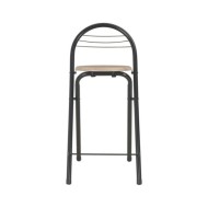 Ensemble de bar avec étagères 3 pcs Bois et acier