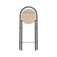 Ensemble de bar avec étagères 3 pcs Bois et acier