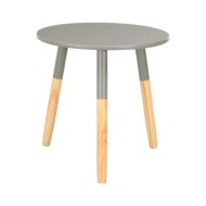 Tables d'appoint 2 pcs Gris Pin massif