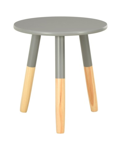 Tables d'appoint 2 pcs Gris Pin massif