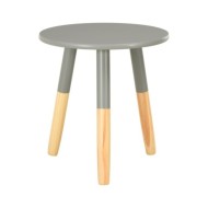 Tables d'appoint 2 pcs Gris Pin massif