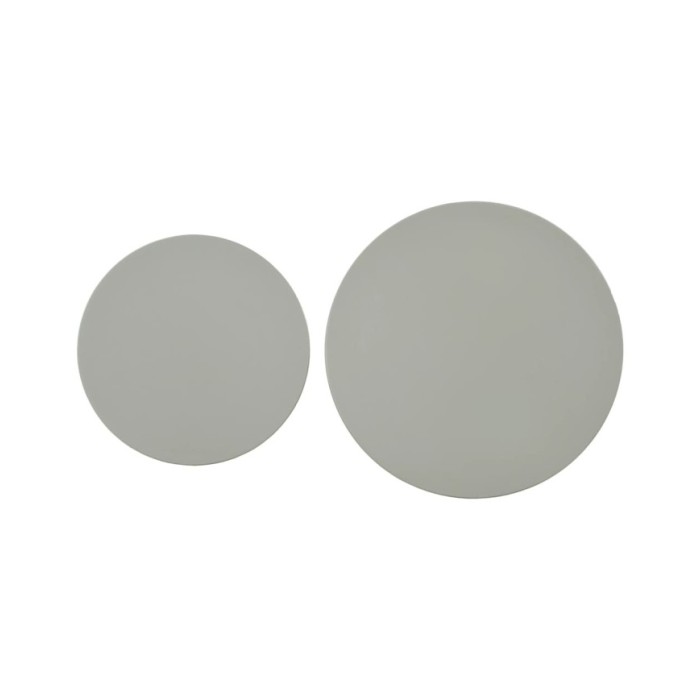 Tables d'appoint 2 pcs Gris Pin massif