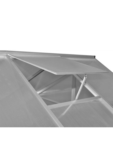 Serre Aluminium renforcé 3,46 m²