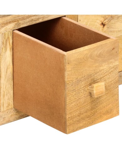 Table basse avec 4 tiroirs 90x50x35 cm Bois solide de manguier