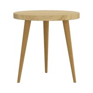 Ensemble de tables d'appoint 3 pcs Marron clair MDF et fer