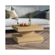 Table basse Marron clair 60x60x35 cm MDF
