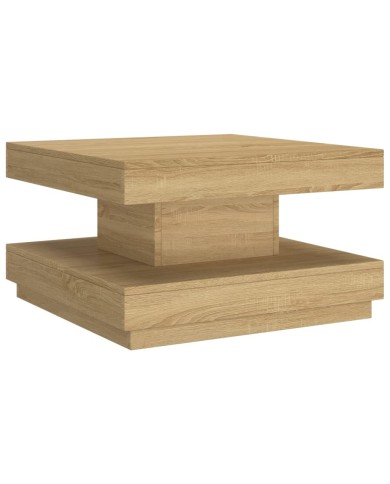 Table basse Marron clair 60x60x35 cm MDF